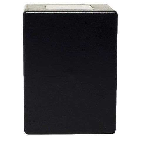 Arandela externa facho duplo policarbonato Preto ALZ48