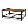 Fruteira de Parede com 2 Cestos Aço Estilo Industrial Preto - 4