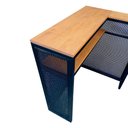 Ver imagem 7 de Balcão de Atendimento Modelo Industrial - Chapas de Ferro e Madeira Maciça