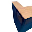 Ver imagem 4 de Balcão de Atendimento Modelo Industrial - Chapas de Ferro e Madeira Maciça