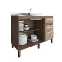 Ver imagem 2 de Balcão 2 Portas 3 Gavetas 120cm Modulado sem Tampo New Concept Decibal