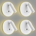 Ver imagem 1 de 4 Arandela de Leitura Foco Móvel LED USB e USB-C Sala BET81