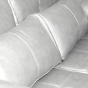 Ver imagem 5 de Sofá Decorativo Sala de Estar Marselha Retratil Manual 4 Lugares 250cm Couro Branco - Mozzelar