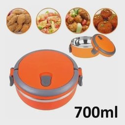 Marmita Aço Inox Vedação Térmica 1 Compartimento Box 700ml - 3