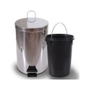 Ver imagem 3 de Lixeira Inox Espelhado Bene Casa 12 Litros Inox