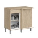 Ver imagem 2 de Balcão Canto Reto 1 Porta com Pés Modulado Slim Decibal