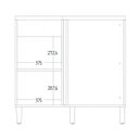 Ver imagem 4 de Balcão Canto Reto 1 Porta com Pés Modulado Slim Decibal