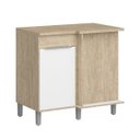 Ver imagem 1 de Balcão Canto Reto 1 Porta com Pés Modulado Slim Decibal