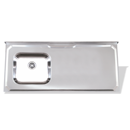 PIA INOX 430 1,00M ESQUERDA LISA STANDARD - INOXSUL INOXUL - 1