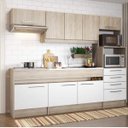 Ver imagem 1 de Cozinha Compacta com Balcão sem Tampo 5 peças Open Espresso Móveis