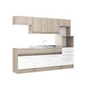 Ver imagem 2 de Cozinha Compacta com Balcão sem Tampo 5 peças Open Espresso Móveis