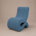Ver imagem 3 de Poltrona Decorativa Marina Suede Design Orgânico Moderno
