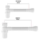 Ver imagem 4 de Adaptador para Máquina de Lavar Louça + Mangueira + Sifão Copo Universal + Abraçadeira 1" + Fita Ved