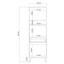 Ver imagem 5 de Paneleiro Torre Quente 4 Portas 1 Gaveta Compacta Branco