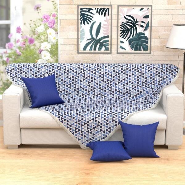 Mantas para sofas, manta sofa azul, manta sofa grande
