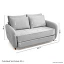 Ver imagem 4 de Sofá Cama Casal 150cm Mode CabeCasa MadeiraOriginals