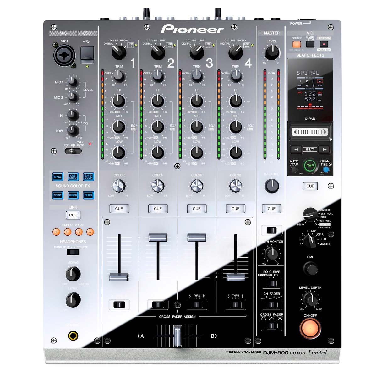 Mixer DJ 4 Canais c/ USB DJM900NXS Prata - Pioneer DJM-900-NXS-M