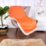 Manta Sofá Laranja 1,50x1,50 + 3 Almofadas Decorativas 45x45cm com Refil - 2