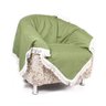 Manta Sofá Verde 1,50x1,50 + 3 Almofadas Decorativas 45x45cm com Refil - 3