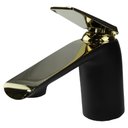 Ver imagem 2 de Misturador Monocomando Lavatório Bica Baixa Picasso Black Gold - 00030