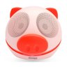 Caixa de Som Mini Pig Rosa/Laranja USB Portátil 4W Rms - 1