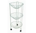 Ver imagem 1 de Fruteira Tripla Redonda com Rodas 68x30cm