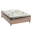 Ver imagem 1 de Conjunto Box Casal: Colchão Espuma Paropas D45 Resiste Hotel Douface + Base Crc Suede Clean (
