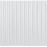 Kit 10 Placas 3d Ripado Branco 50x50cm (2,5m²) - 5