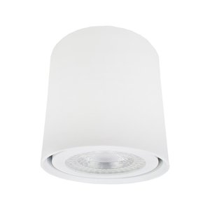 Spot Sobrepor 2290 Direcionável Redondo 6,5x7,5cm Gu10 p/ Dicroica Par16 Branco