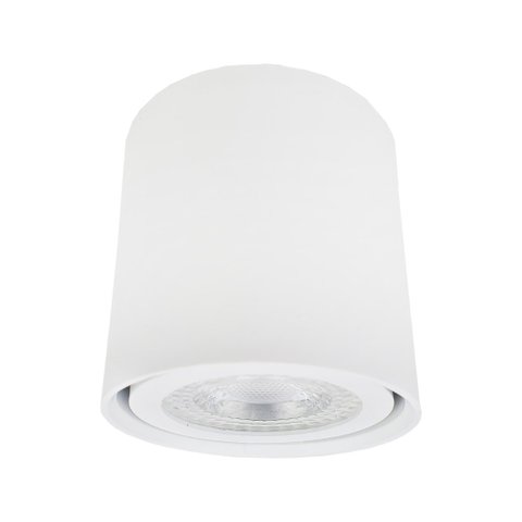 Spot Sobrepor 2290 Direcionável Redondo 6,5x7,5cm Gu10 p/ Dicroica Par16 Branco