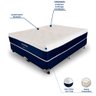 Cama Box King (Box + Colchão) Prorelax Esmeralda 193x203x69 Molas Ensacadas Euro Top Turn Free - 2