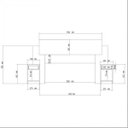 Ver imagem 5 de Cabeceira Casal 265cm MDP com 2 Mesas de Apoio para Dormitórios