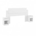 Ver imagem 3 de Cabeceira Casal 265cm MDP com 2 Mesas de Apoio para Dormitórios