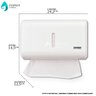 Dispenser Papel Toalheiro Urban Compacto Branco Premisse - 5