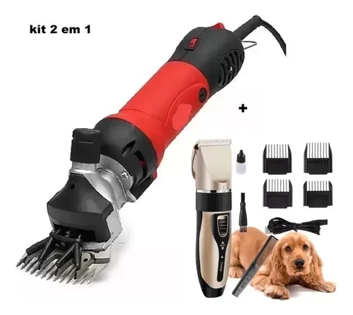 Tosquiadeira Ovinos Equinos Carneiro Ovelha + Tosador Cortar Pelo Cães Animais:220V - 3