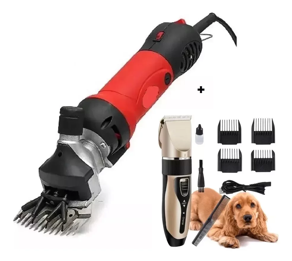 Tosquiadeira Ovinos Equinos Carneiro Ovelha + Tosador Cortar Pelo Cães Animais:220V - 9