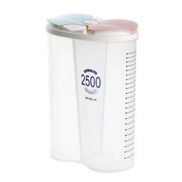 pote com divissoria plastico 2500mL - 1