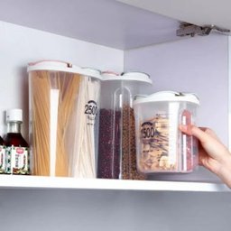 pote com divissoria plastico 2500mL - 2
