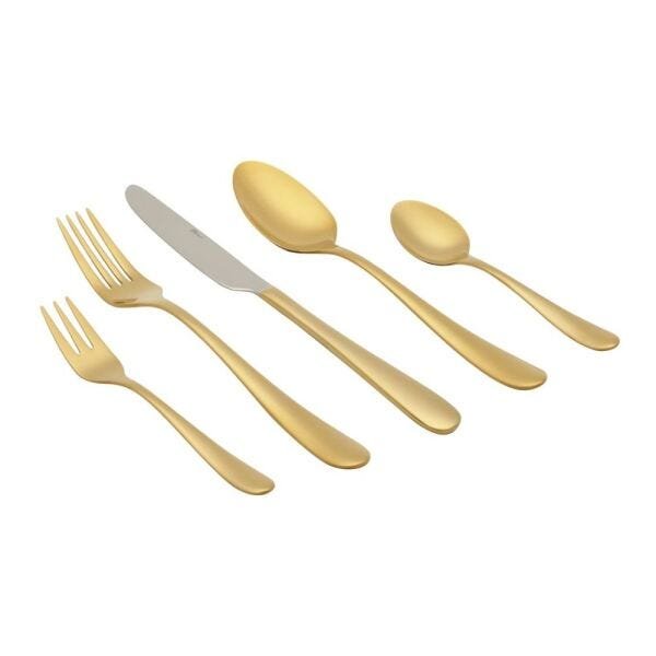 Faqueiro 30 Peças Bom Gourmet Roma Aço Inox Pvd Dourado - 2
