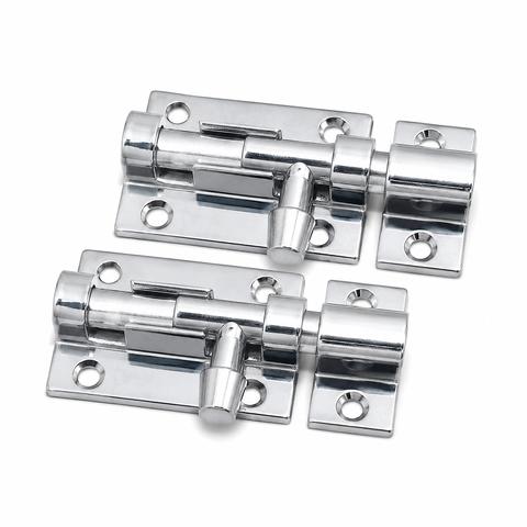 Ferrolho 2" Brilhante – Kit com 2 Peças