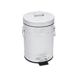 Lixeira Retrô 3l- Branca - Mek - 3