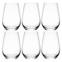 Ver imagem 1 de Jogo de Copos de Cristal Transparente Versat 500ml 6 Peça - Seu Lar