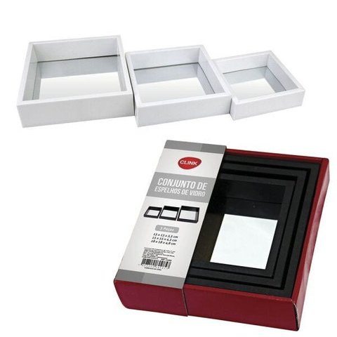 Conjunto de Espelhos com 3 Peças