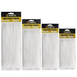 Kit 400 Fitas Hellerman Enforca Gato Cinta Plástica Abraçadeira Lacre de Nylon Tamanhos 10 15 20 30c - 1