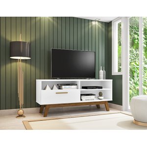 Rack para Tv até 55 Polegadas Paládio 1.40 Branco