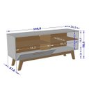 Ver imagem 5 de Rack para Tv até 55 Polegadas Paládio 1.40 Branco