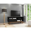 Ver imagem 4 de Rack para Tv até 55 Polegadas Paládio 1.40 Preto Fosco