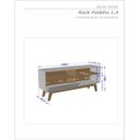 Ver imagem 7 de Rack para Tv até 55 Polegadas Paládio 1.40 Off White/cinamomo