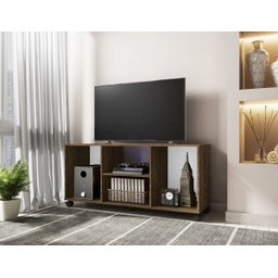 Rack para TV até 42 Polegadas Aruba Ii Madeira Rústica - Móveis Bechara - 2