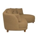 Ver imagem 7 de Sofá 05 Lugares 330cm Arizona com Chaise Esquerdo Bouclé Camel - Nexta Casa